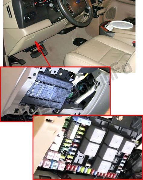 2001 ford excursion power distribution box|2000 Ford excursion fuse diagram.